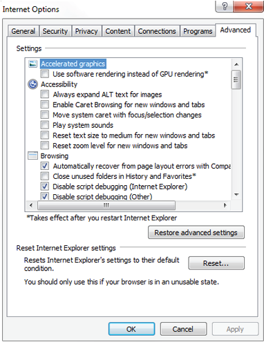 accelerated graphics