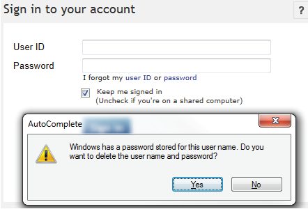 sign in to your account