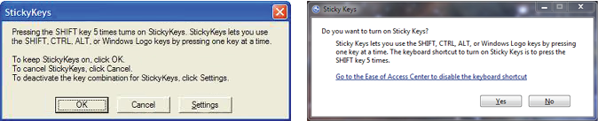 sticky keys